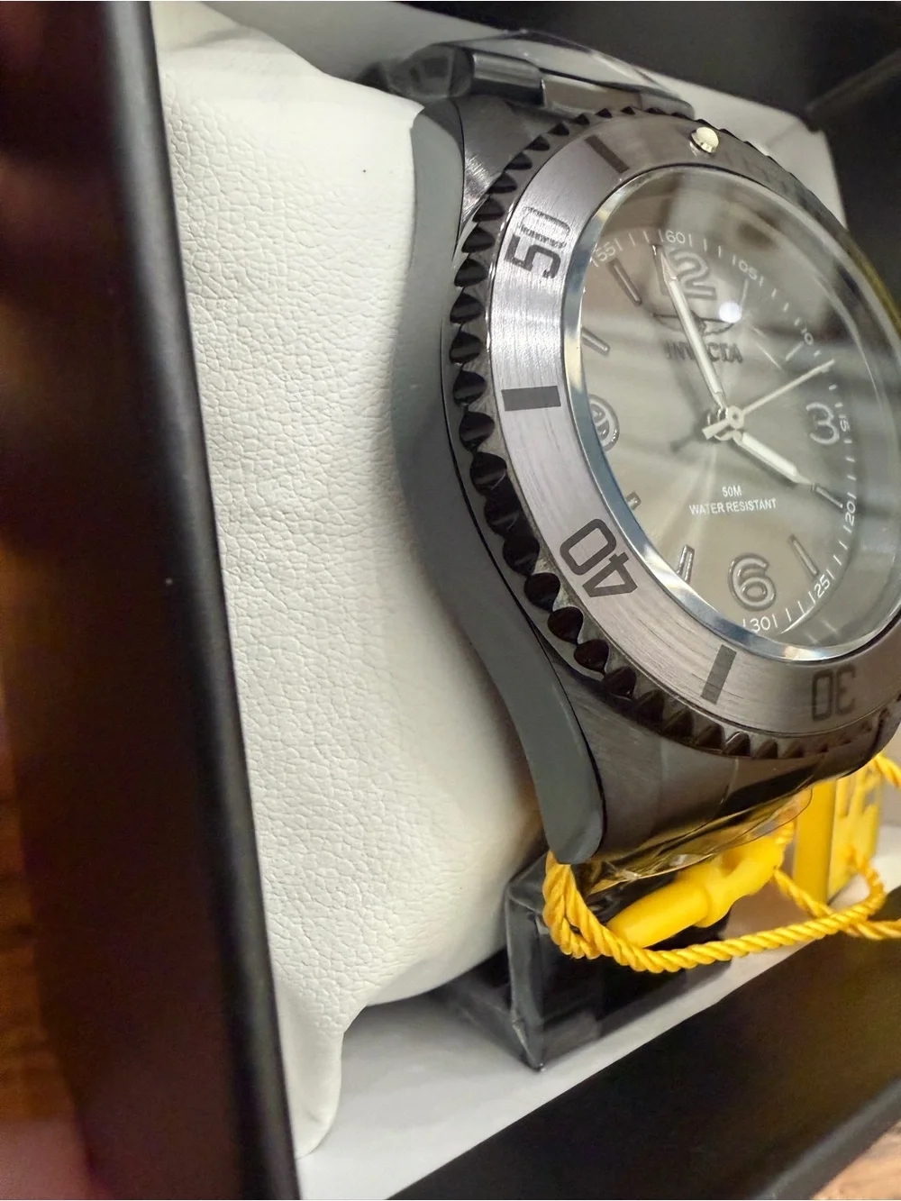 Invicta Specialty Velario Gunmetal Gray Stainless Steel Watch